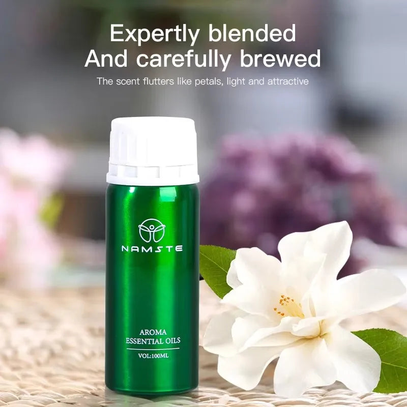 NAMSTE 100ML Perfume Hotel Essential Oil Home Air Freshener Pure Plant Essential Oil Hotel Room Fragrance Diffuser Air Purifier