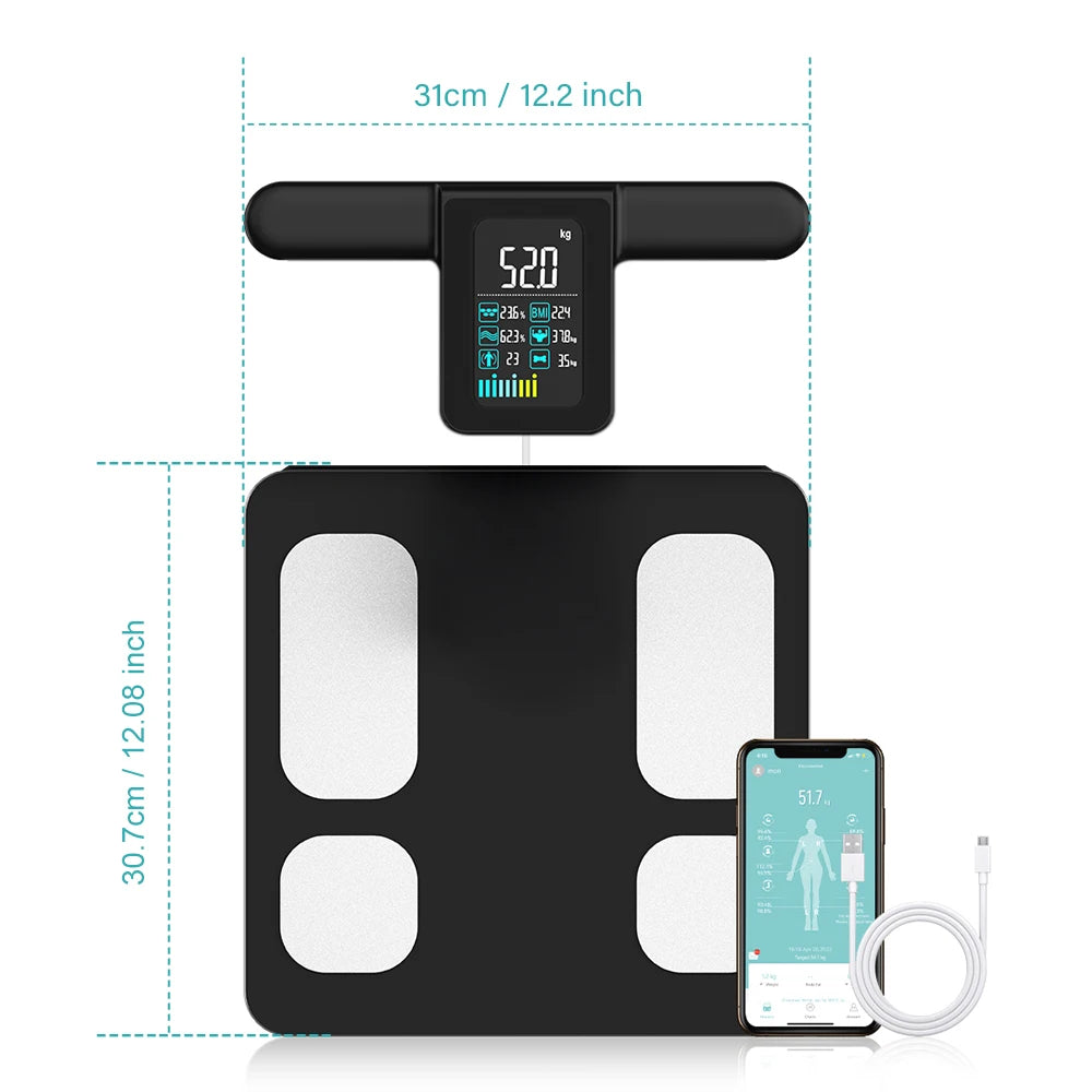 8-Electrode Digital Smart Scale for Body Weight FSA&HSA Eligible with ...